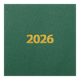 Ежедневник датированный 2026 Buromax Strong А5 из бумвинила 336 страниц зеленый (BM.2129-04) - изображение 3