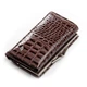 Женский компактный кожаный кошелек Dr.Bond серии Croco PR-250929-40975 коричневый - изображение 2