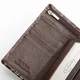 Женский компактный кожаный кошелек Dr.Bond серии Croco PR-250929-40975 коричневый - изображение 5