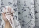 Тюль VR-Textil 1325т Flora Батист Білий с сине-черным принтом 300х270 см (42-0026) - изображение 4