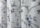 Тюль VR-Textil 1325т Flora Батист Білий с сине-черным принтом 300х270 см (42-0026) - изображение 5