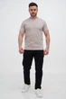 Футболка однотонная Trend Collection 616 бежевый (GREY COFFEE, кол.130) M - изображение 2