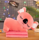 Дитяча м'яка іграшка "Коала" L1129(Pink) іграшка з пледом, розмір 50 см - зображення 4