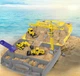 Детский кинетический песок Dynamic Sand 750 г пластиковый чемодан желтый (595992) - изображение 3