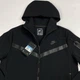 Кофта мужская Tech Fleece, Zip-Hoodie спортивная, m, черная - изображение 4