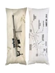 Подушка дакімакура Barrett M82 30х60см 3197 - зображення 1