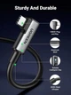 Кабель кутовий для VR - Ugreen US551 Right Angle USB-C to USB-C VR Link Cable 5 метрів (6957303896295) - изображение 4