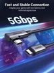 Кабель кутовий для VR - Ugreen US551 Right Angle USB-C to USB-C VR Link Cable 5 метрів (6957303896295) - изображение 8