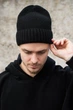 Чоловіча Зимова Трикотажна Шапка На Флісі Without Butch Black - изображение 3