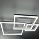 Светильник потолочный светодиодный LUMINARIA GENNY SQUARE RGB 105W 4S 645x618 WHITE 220V IP20 с пультом ДУ - изображение 1