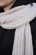 Чоловічий Теплий В'язаний Шарф Without Carry Beige 550346823 - изображение 4