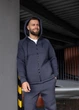 Мужской спортивный костюм на молнии MonsterBrand утепленный M (48) графит - изображение 7