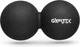 Массажный мяч Gymtek 63 мм двойной черный DuoBall дуоболл для спины шеи - изображение 6