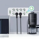 Удлинитель электрический Тк-9 (8×220В+4×USB+1×Type-C) F16u Chest сетевой фильтр с USB 3 м Белый (АК-5885) - изображение 7