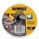 Набір кругів відрізних DeWALT HIGH PERFORMANCE, нержавіюча сталь/листовий метал, 125x1.0x22,23 мм, 10 шт (DT43972) - зображення 1