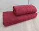 Набор турецких махровых полотенец Ada Turkey 50х90+70х140 Brick - изображение 2