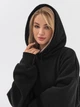 Худи теплое оверсайз женское Ray Oversize U0404W XXS/XS Black (RAY2000000039343) - изображение 3