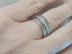 Серебряное кольцо с фианитами. К2Ф/461 17,4 - изображение 2