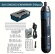 Акумуляторна викрутка для дому Lithium Pro , Електровикрутка з набором біт в кейсі - изображение 1