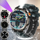 Смарт годинник з компасом тактичний HT30 CamoBlue, IP68, ліхтар, екран 1,7'' HD, батарея 600 мАг - изображение 2
