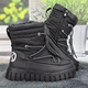 Сапоги дутики детские зимние для девочки Kimboo черные 35р (22,5 см) 7002 - изображение 1