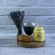 Crystal candle - свічки з пальмового воску жовтого кольору - изображение 2