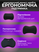 Набор автомобильных ортопедических подушек JoyPro с эффектом памяти 3 в 1 Бежевые (1092-1b) - изображение 8
