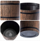 Zestaw donic ogrodowych Kadax Brązowy 23+30+40 cm 3 szt (5903699474068) - obraz 3