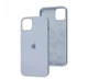 Чехол для iPhone 13 силиконовый Soft-touch Silicone Case Full Size (AA) Mist Blue - изображение 2