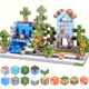 Магнітний конструктор Minecraft 100 шт + ПОДАРУНОК 3 фігуркипо грі Майнкрафт Містечко Mk001003 - зображення 4