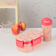 Zestaw Lunch box Homla Lusy różowy 1.8 l + kubek 0.5 l (5906496748882) - obraz 10