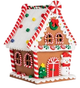 Dekoracja Homla Lizzy Domek z piernika z LED 10 x 16 cm (5906496713798) - obraz 1