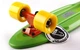 Скейт пенни борд Penny Fish Skateboards 401-15 Green-Yellow - изображение 4