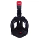 Маска для снорклінгу з диханням через ніс Zelart Sprinter Swim One F-118 Black-Red розмір L/XL - зображення 2
