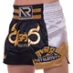 Шорты для тайского бокса и кикбоксинга Another Boxing 2344 размер L (48-50) Black-Gold-White - изображение 1