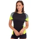 Футболка женская спортивная для фитнеса Zelart Sport Team 7320 размер XL (170-175см) Black-Neon Green - изображение 1