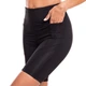 Велосипедки жіночі шорти жіночі Domino Fit 1620 розмір L (46-48) Black - зображення 2