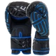 Перчатки для бокса и единоборств на липучке Maraton Heroe TRNG62 Black-Blue 12 унций - изображение 2
