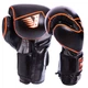 Рукавички для боксу та єдиноборств шкіряні Zelart Velo Fighter 2218 Black-Orange-White 10 унцій - зображення 2