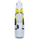Футбольный манекен надувной футболист Zelart 0507 размер 175х46см White-Yellow - изображение 2