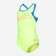 Підлітковий суцільний купальник для дівчинки Arena Logo Swimsuit Swim Pro 010287-880 140 см Салатовий (3468337641407) - зображення 4