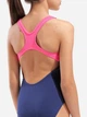 Дитячий суцільний купальник для дівчинки Arena Logo Swimsuit Swim Pro 010287-590 128 см Сапфіровий (3468337641391) - зображення 5
