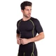 Футболка компрессионная мужская Zelart Lidong Heroe 1103 размер 3XL (52-54) Black-Green - изображение 1