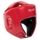 Шлем боксерский открытый с усиленной защитой макушки Zelart Fight Gear Heroe 8268 размер L Red - изображение 1