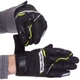 Моторукавички із закритими пальцями Zelart Madbike MAD-62 розмір XL Black-Green - зображення 4