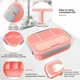 Ланч бокс герметичный OldPAPA Bento 1000 мл розовый (LB-30752) - изображение 2