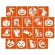 Набір для біо-тату "Хелловін - гліттер" set-halloween-glitter 18 трафаретів - изображение 2