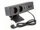 Розеточный блок накладной GTV BAR 2 розетки Schuko USB-A + USB-C 1 HDMI 1 RJ45 с кабелем 1.5 м Черный - изображение 1