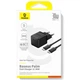 СЗУ Baseus Palm Fast Charger 30W (1USB-C) + кабель Type-C to Type-C (P10111605113-01) Cluster Black - изображение 5