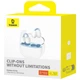 Беспроводные TWS наушники Baseus AirGo 1 Ring Open-Ear ENC+Game Mode (App) (A00069201) Stellar White - изображение 3